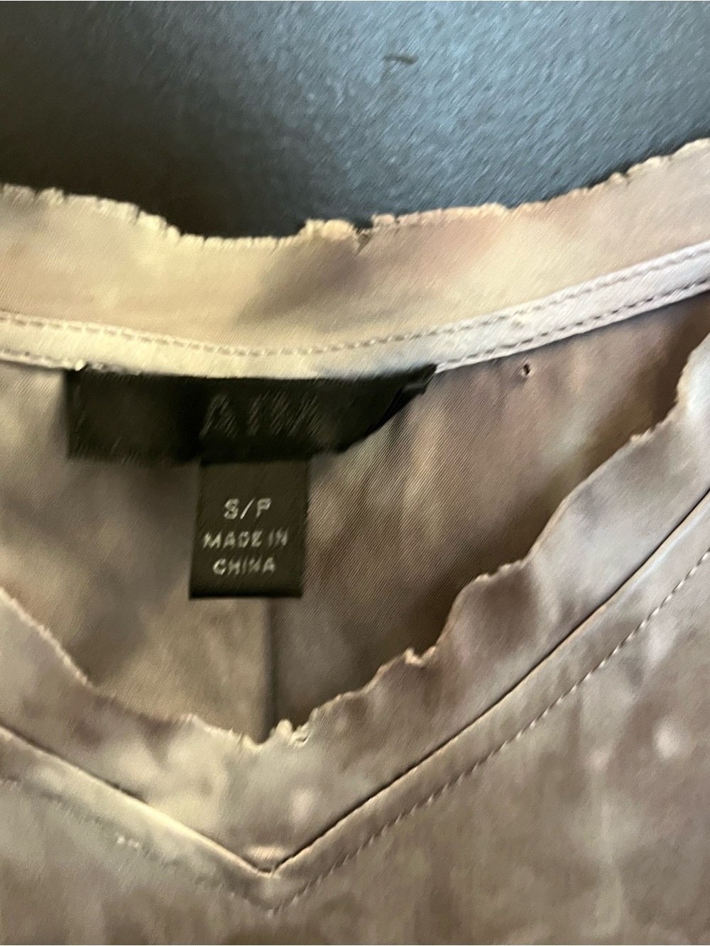 ATM Tie-Dye Silk Camisole Dress - Neutral Mauve - Picture 7 of 7